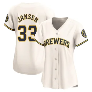 Women's Limited Cream Danny Jansen Milwaukee Brewers Home Jersey