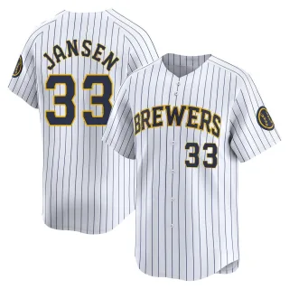 Youth Limited White Danny Jansen Milwaukee Brewers Alternate Jersey